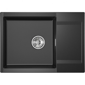 Кухонная мойка GRANULA ESTETICA ES-7003 шварц (черный металлик) Кухонная мойка GRANULA ESTETICA ES-7003 шварц (черный металлик)