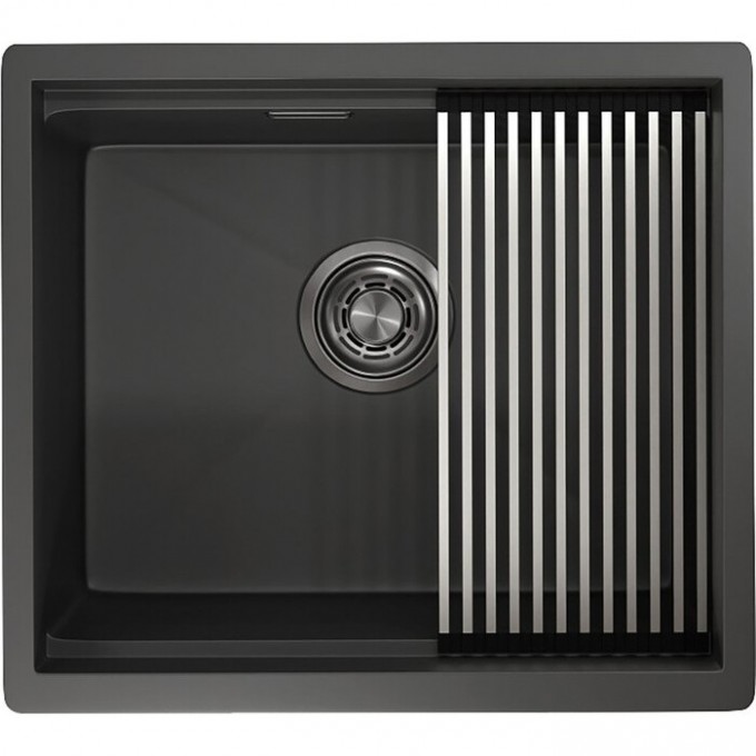 Кухонная мойка GRANULA KITCHEN SPACE KS-5045U черный матовый 5045U CHEPHYII MATOBYII Кухонная мойка GRANULA KITCHEN SPACE KS-5045U черный матовый 5045U CHEPHYII MATOBYII