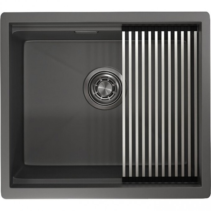 Кухонная мойка GRANULA KITCHEN SPACE KS-5045U графит матовый 5045U GPAFIT MATOBYII Кухонная мойка GRANULA KITCHEN SPACE KS-5045U графит матовый 5045U GPAFIT MATOBYII