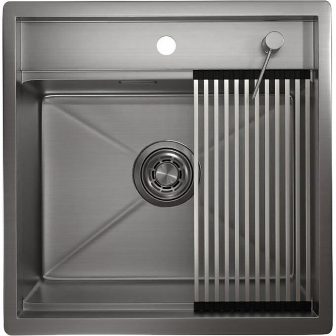 Кухонная мойка GRANULA KITCHEN SPACE KS-5051 сталь сатин 5051 CTAL CATIH Кухонная мойка GRANULA KITCHEN SPACE KS-5051 сталь сатин 5051 CTAL CATIH