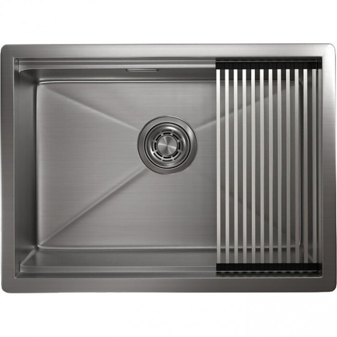 Кухонная мойка GRANULA KITCHEN SPACE KS-6045U сталь сатин 6045U CTAL CATIH Кухонная мойка GRANULA KITCHEN SPACE KS-6045U сталь сатин 6045U CTAL CATIH