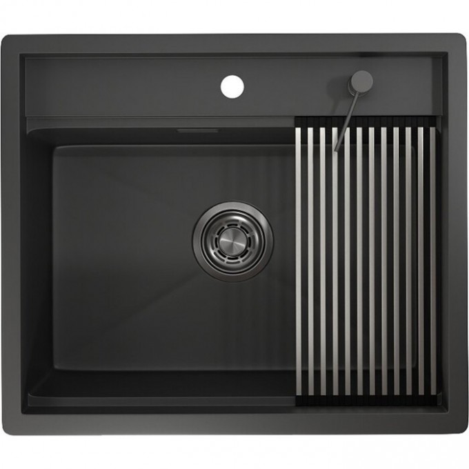 Кухонная мойка GRANULA KITCHEN SPACE KS-6051 черный матовый 6051 CHEPHYII MATOBYII Кухонная мойка GRANULA KITCHEN SPACE KS-6051 черный матовый 6051 CHEPHYII MATOBYII