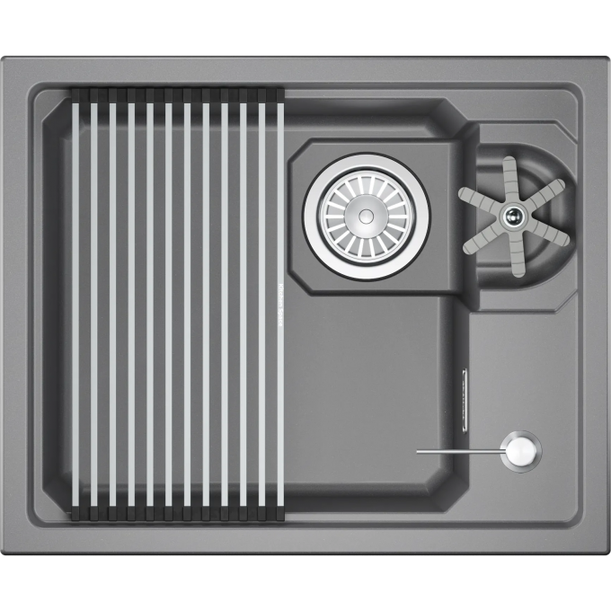 Кухонная мойка GRANULA KS-5505RU АЛЮМИНИУМ кварц 5505RU ALYUMIHIYM