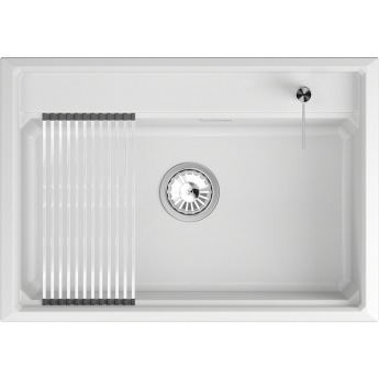 Кухонная мойка GRANULA KS-7301i Арктик белый