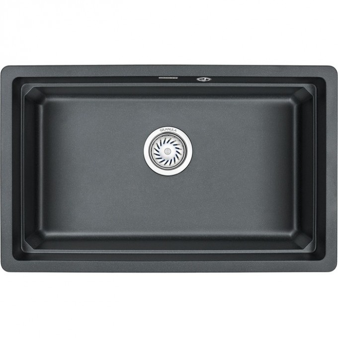 Кухонная мойка GRANULA KS-7303U, шварц (черный металлик) 7303iU SHBAPC