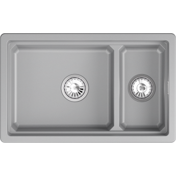 Кухонная мойка GRANULA KS-7304iU АЛЮМИНИУМ кварц