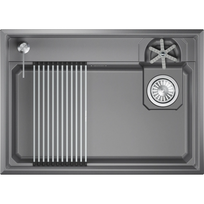 Кухонная мойка GRANULA KS-7308R АЛЮМИНИУМ кварц 7308R ALYUMIHIYM