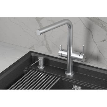 Кухонный смеситель GRANULA KITCHEN SPACE KS-8276 Нерж Кухонный смеситель GRANULA KITCHEN SPACE KS-8276 Нерж