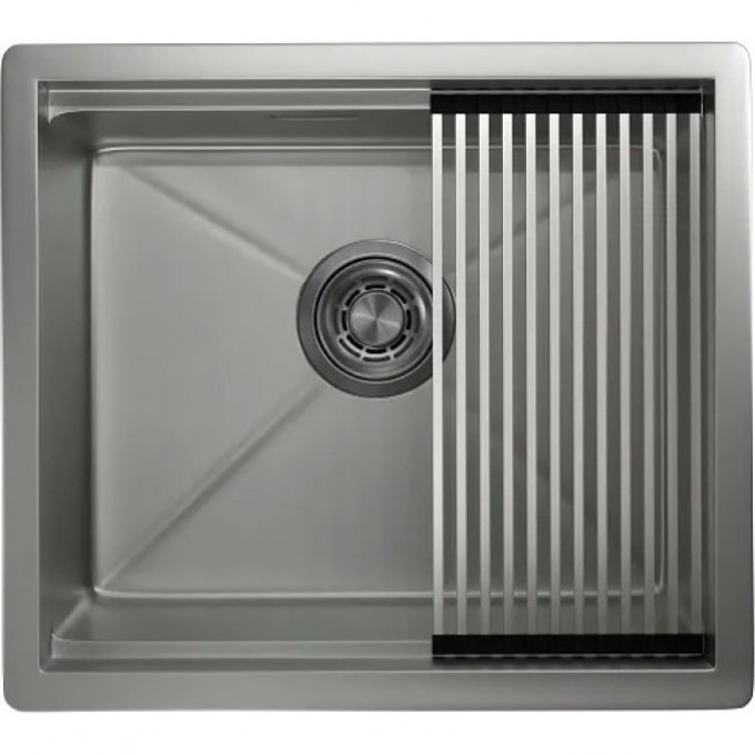 Стальная кухонная мойка KITCHEN SPACE GRANULA KS-5045U сталь матовая 5045U CTAL MATOBAYA Стальная кухонная мойка KITCHEN SPACE GRANULA KS-5045U сталь матовая 5045U CTAL MATOBAYA